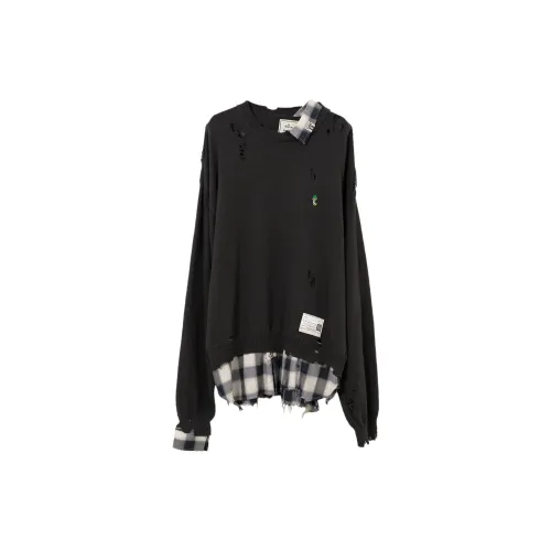 Maison Mihara Yasuhiro SS25 Трикотаж Мужской Черный