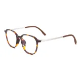 Черепаховый | Серебряный-C09 & Защита от синего света, 0 диоптрий, линзы