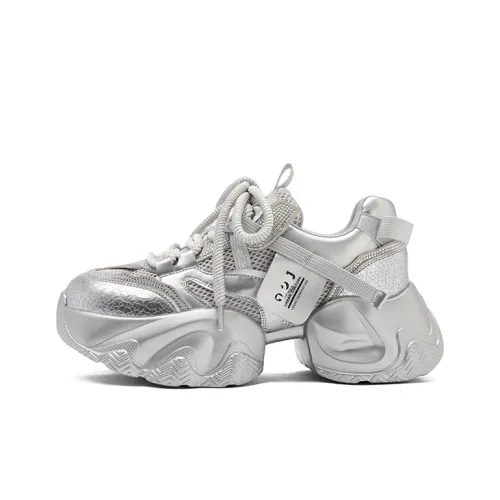 JOSINY Устойчивые к истиранию низкие топовые кроссовки с толстой подошвой женские