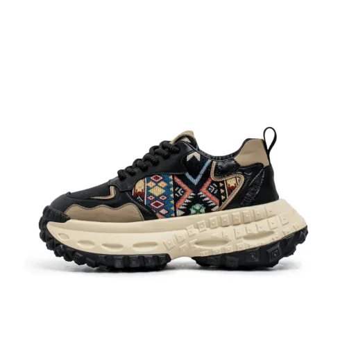 JANECO Противоскользящие устойчивые к истиранию низкий топ кроссовки с толстой подошвой мужские