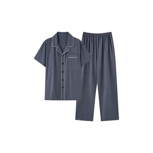 PBENO PD Zz1111 Серый Мужской Пижамный Комплект