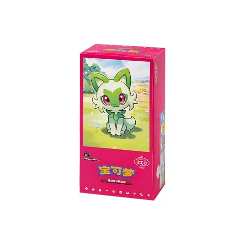 Pokémon Коллекционная торговая карта Game PTCG Упрощенный китайский Zhu Фиолетовый Драгоценный камень Пачка IP Аниме карт 4 шт. Сумка