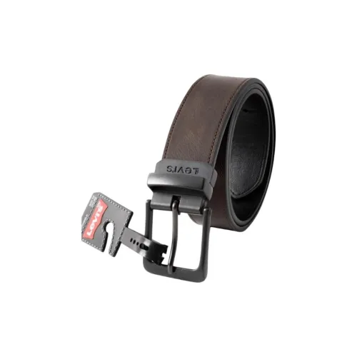 Ремни Levi's из коровьей кожи мужские коричневые ширина 3,7 см