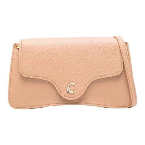 COCCINELLE C ME Телячья кожа Сумка через плечо Сумка на плечо Женская Бежево-розовая