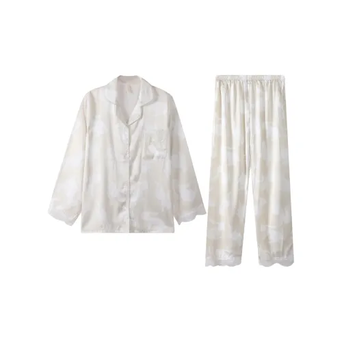 XIAFENYAN Пижамный комплект женский шампань