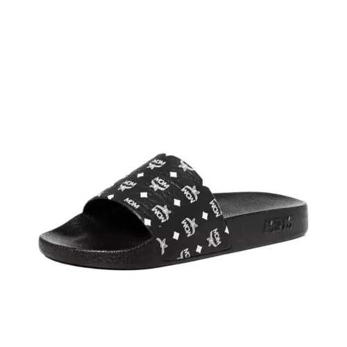 MCM Слипоны Женские Черные