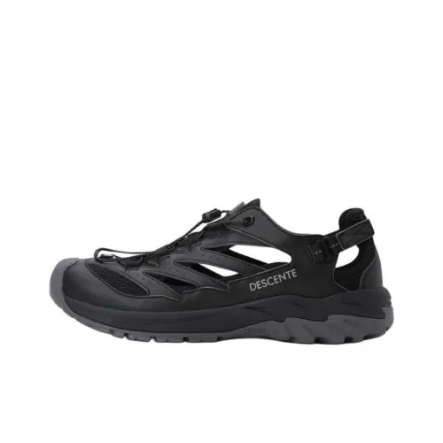 DESCENTE URBAN T450 V2 Slip-on Resistant к истиранию Обувь для активного отдыха Унисекс Черный