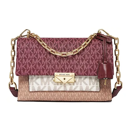 MICHAEL KORS Cece Сумка через плечо Средняя Женская Розовая Белая Многоцветная