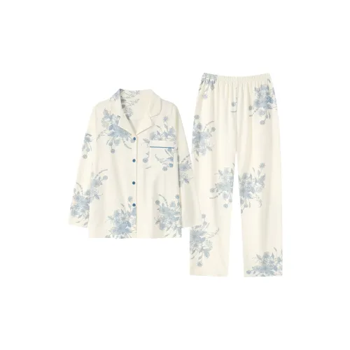 Пижамный комплект Cotton Gene женский белый