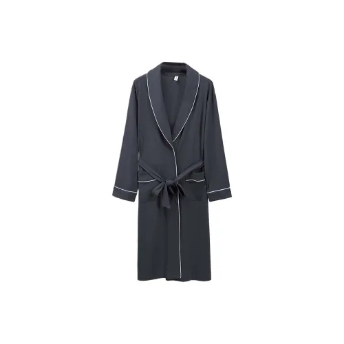 Cotton Gene Мужской халат Sleep темно-серый