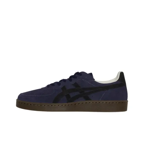 Onitsuka Tiger Slip-resistant Abrasion-resistant Low-top Skateboard Shoes Unisex Dark Blue Onitsuka Tiger Противоскользящие Аbrasion-resistant Низкие Кроссовки для скейтбординга Унисекс Темно-синий