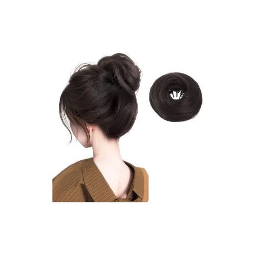 WANWANFENG Птичье гнездо Бун Стиль Перука Круг