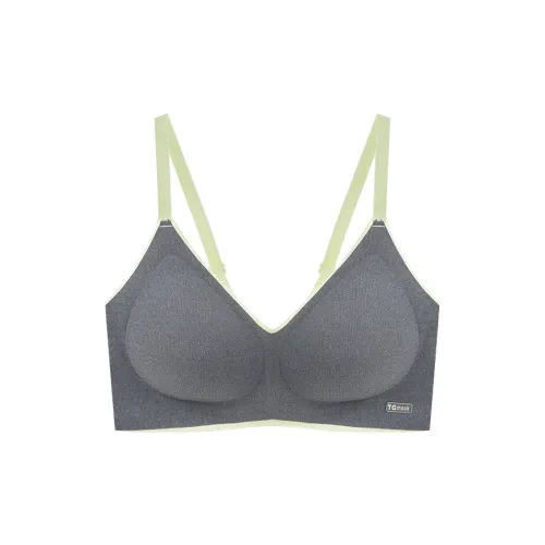 ALDOLA Мягкий бюстгальтер с поддержкой беспроводной из латекса с сборкой груди украшение сборкой женский