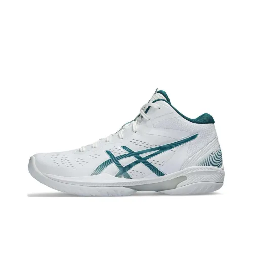 ASICS GELHOOP V16 MID Топ Баскетбольные Кроссовки Унисекс Белый Зеленый