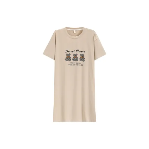 LEZIYUN Ночная сорочка Женская Абрикос