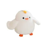 Белый резной перо для бадминтона