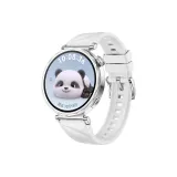 [Белый · Серебряный Пряжка] Жидкость Силикон - Официальный Ремень