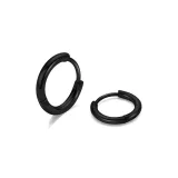Кольца-Серьги, Черный, 1 пара