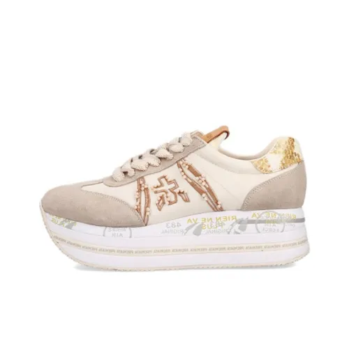PREMIATA Casual Низкий Топ Бежевый Женский