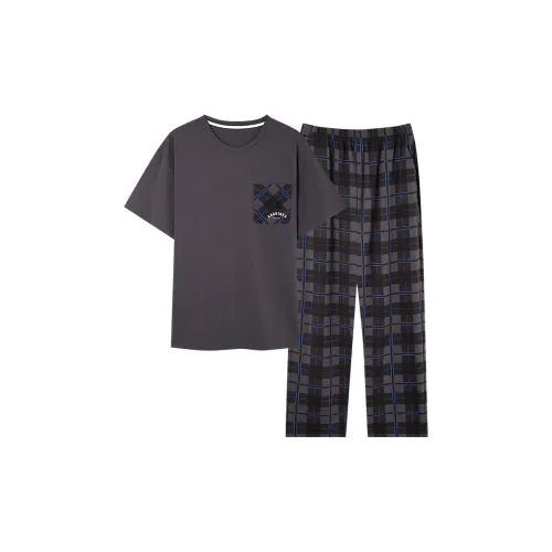 MIIOW Cool One Summer Series Пижамный комплект Мужской Темно-серый