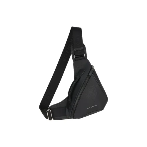 Givenchy г Zip Коровья кожа Сумка через плечо Sling Сумка Маленькая Мужская Черная