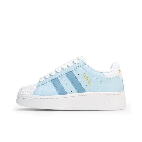 GLO BULL Нижняя юбка Резистентная Устойчивая к истиранию Дышащий Низкий Топ Кроссовки для скейтбординга Унисекс CH Синий