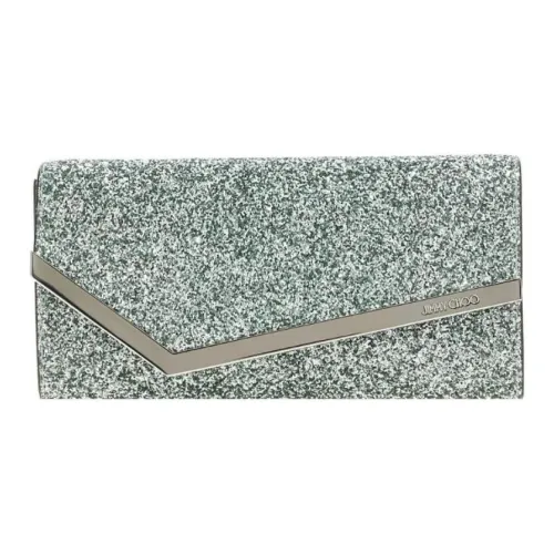 Jimmy Choo Ткань Клатч Женские Зеленый