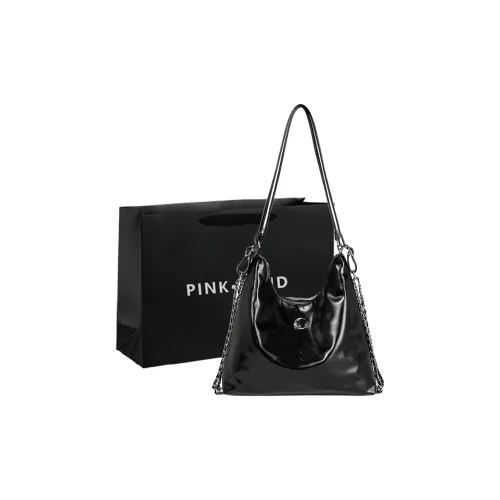 PINK·LAND ПУ (полиуретан) Учебная сумка Тоут сумка Сумка для покупок Рюкзак Сумка через плечо Стандартная Женская Черная