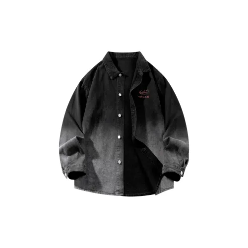 A.X.S.K Denim Jacket Unisex Black