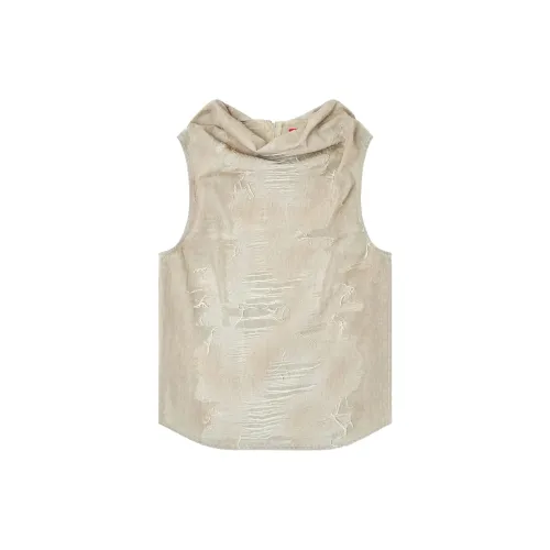 DIESEL Топ Мужской Светло-Серый