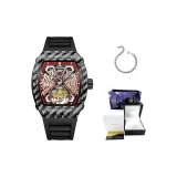 Чёрный Красный [В комплекте с кубинским браслетом]