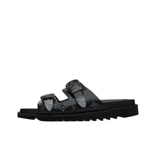 TOGA VIRILIS Rubber Slide Тапочки Мужские Черные