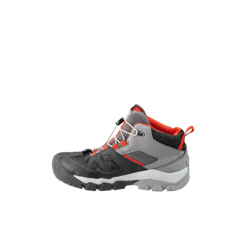 DECATHLON Противоскользящий MID Топ Детская Туристическая Обувь Серый Kids