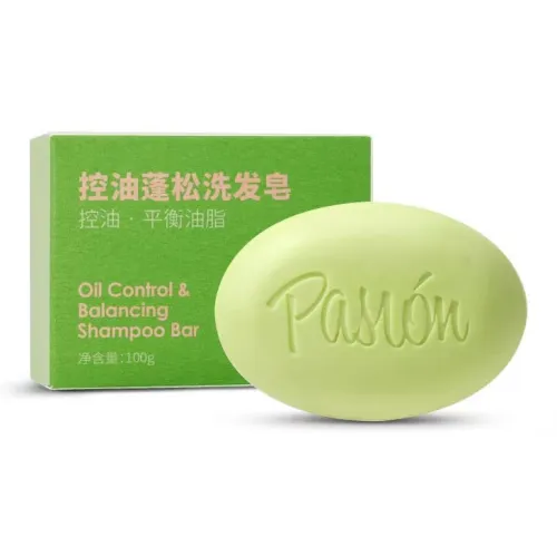 PASION Oil Control и Увеличивающий Твердый Шампунь Глубокая Очистка Уход за Волосами 100г