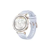 [Кристально-синий · Розовое золото застежка] Жидкость Силикон - Официальный ремень