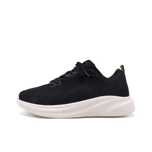 HUANQIU Беговые кроссовки Low Top Черные Мужские
