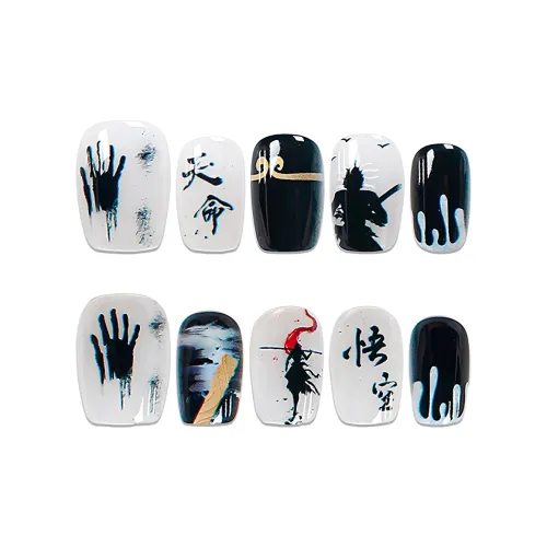 SHANGSHIQIN Китайский модный тренд Goku Новый Hundred HAND DRAWN Короткий Броня с Премиум 15mm Короткий ЛАДДЕР