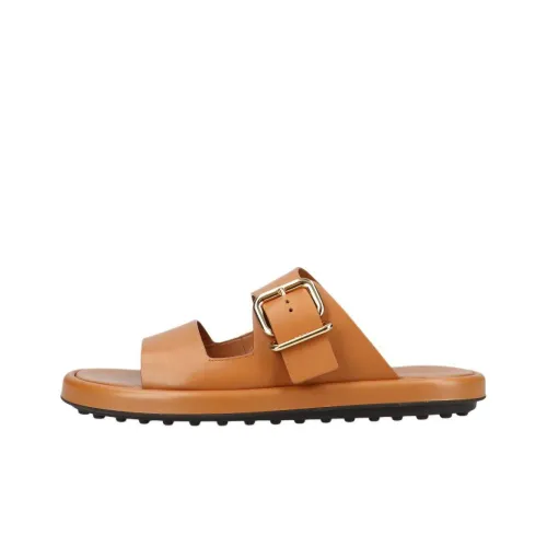 TOD'S Шлепанцы Женские Коричневый