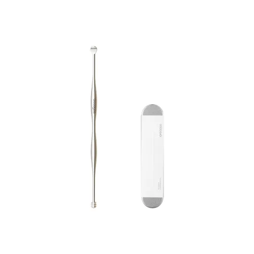 Goodgudi Высокое качество Двойная головка Слуховая ложка Нержавеющая сталь