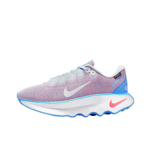 Nike Motiva Slip-resistant Abrasion-resistant Low Top Беговые кроссовки Женские Синий Красный