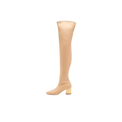 Casadei Cleo Over The Knee Boots 5cm Женские Бежевые