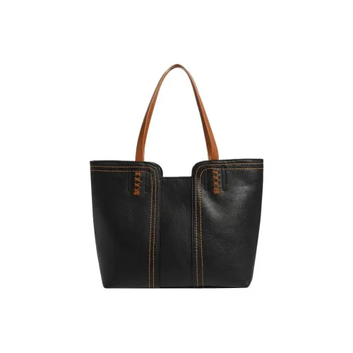 SEPTWOLVES ПУ (полиуретан) Сумка через плечо Большая Женская Черная Серая