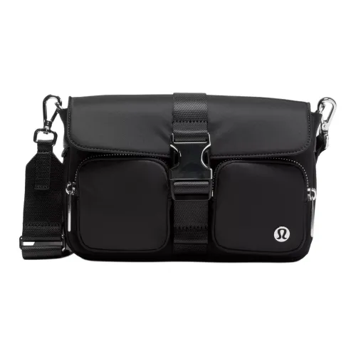 lululemon Регулируемая сумка через плечо женская черная