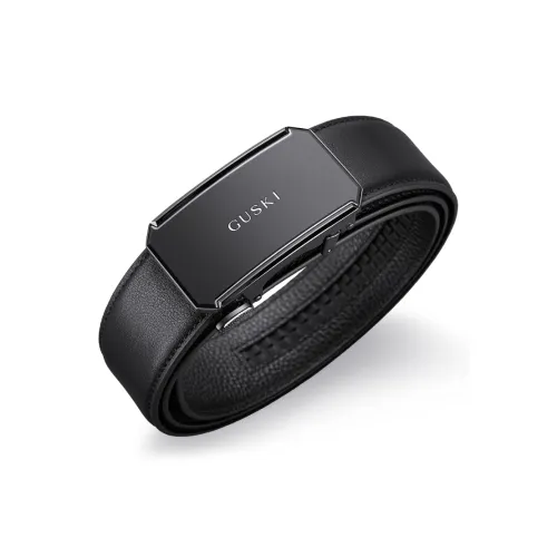 GUSKI Ремень из натуральной коровьей кожи с внутренним завихрением излучающий элегантный стиль роскошный ремень для брюк