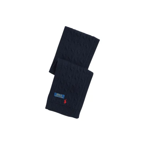 Polo Ralph Lauren 100% хлопок полиэстер хлопковая ткань шерстяные трикотажные шарфы для детей темно-синий