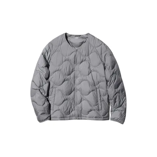 UNIQLO Пуховик Унисекс Сумерки Серый