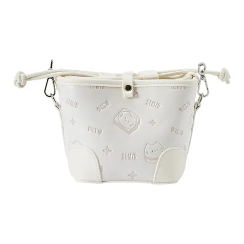 SEM R Kitten Sketch Синтетическая кожа с ПУ (полиуретан) Ведрообразная сумка Сумка через плечо Большая Женская