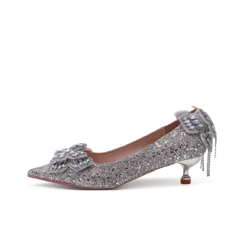 DAWEIJIA Узкий каблук Высокие каблуки Женские Шампанское