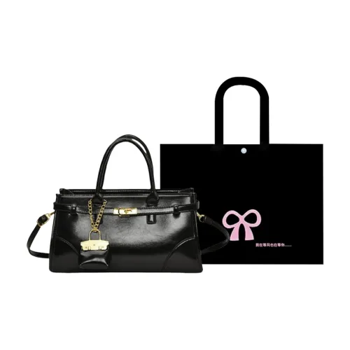 HACIN ПУ (полиуретан) Сумка Женская Черная Кофейная Коричневая