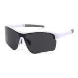 Белая оправа с черно-серыми линзами C2